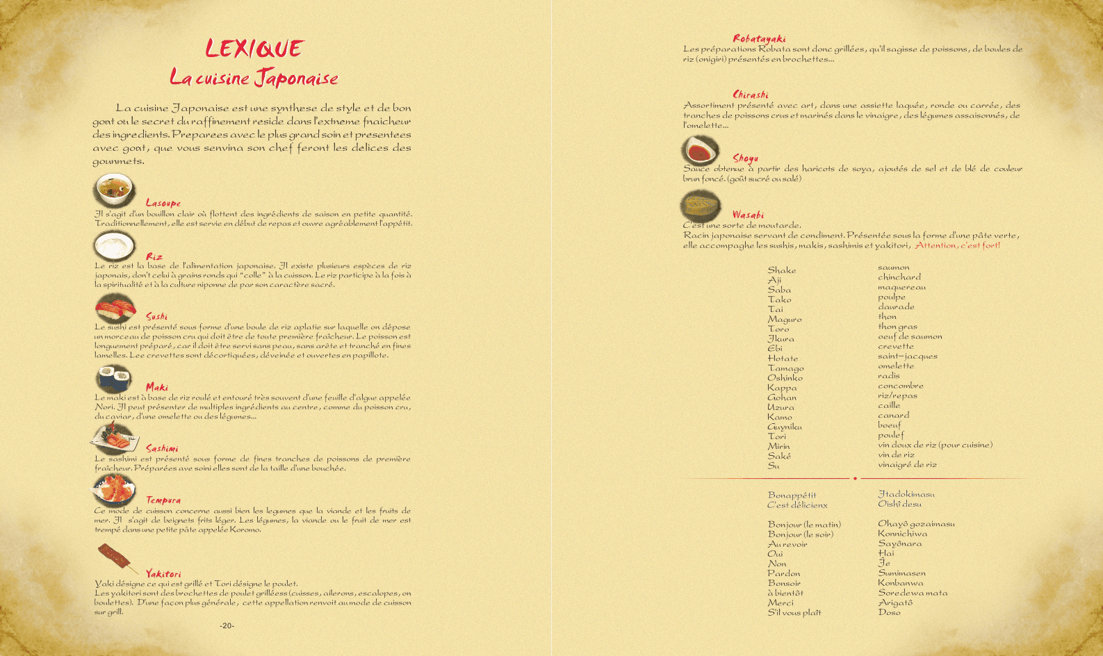 Carte Yama Yen page 9 — formules et prix restaurant Sucy-en-Brie